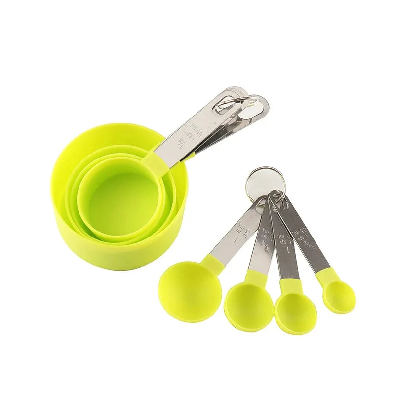 8pcs Measuring Cups Spoons Baking Cake Pastry Cooking