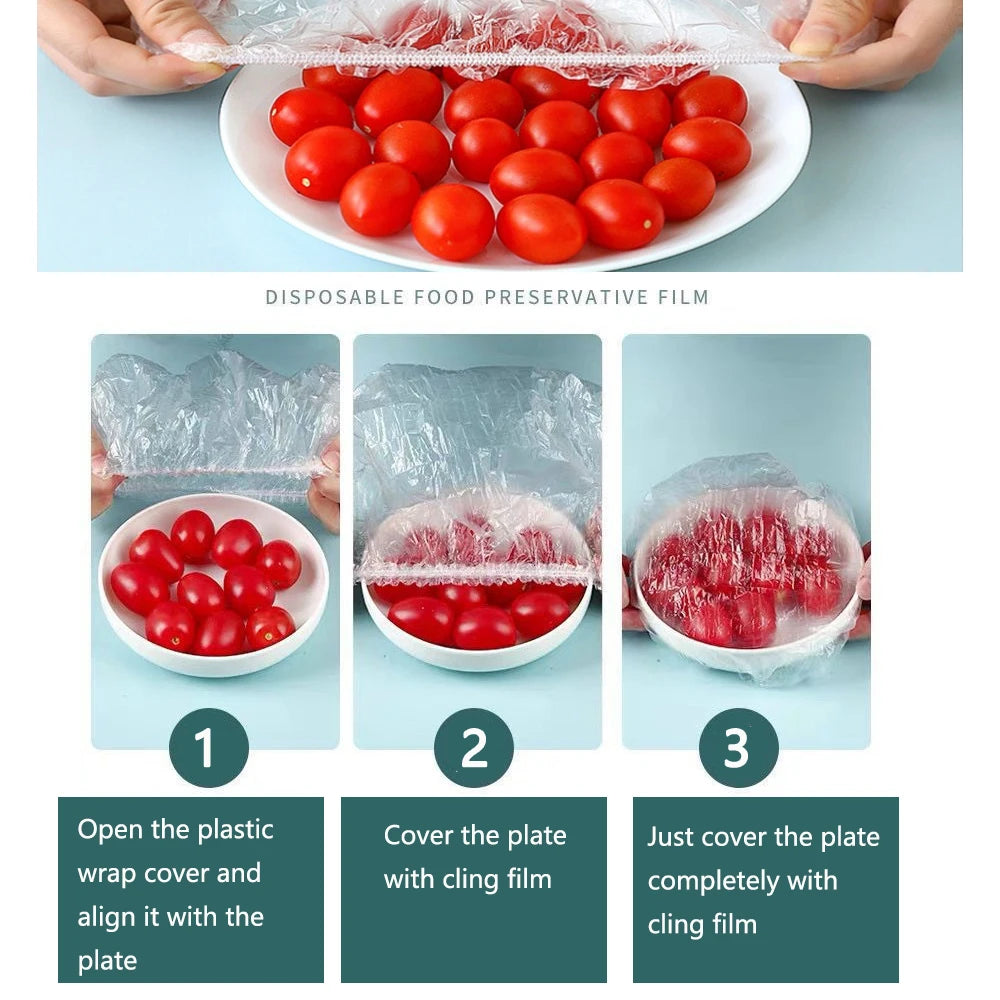 30-3000pcs Disposable Food Cover Refrigerato Food Fruit
