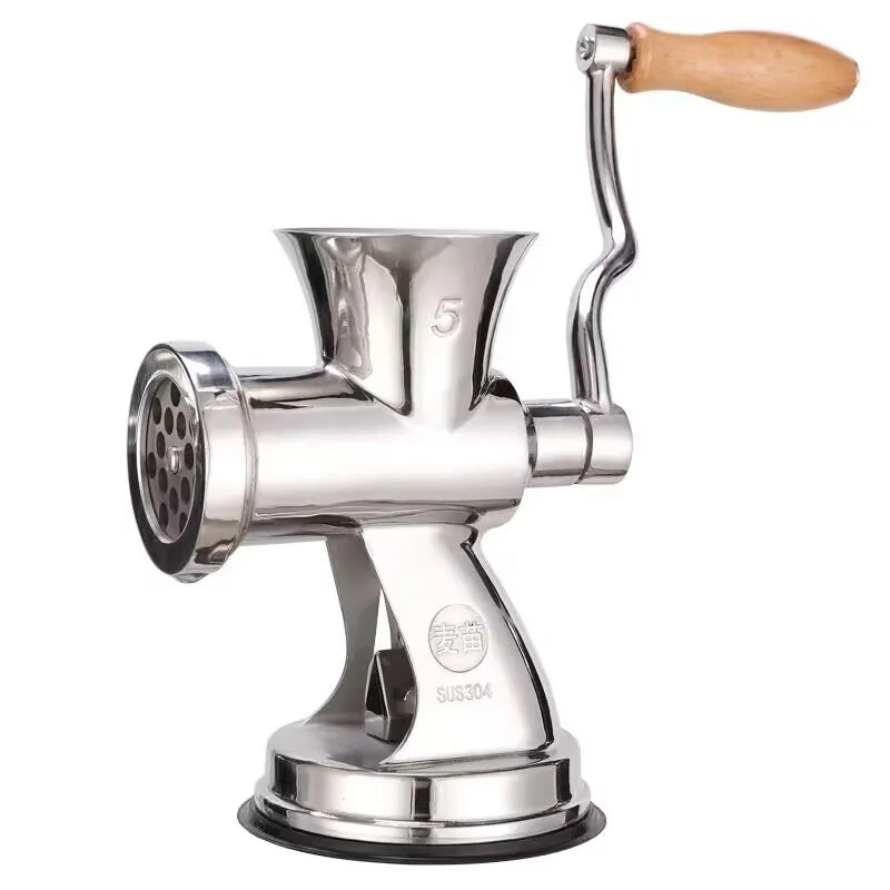 Meat Grinder Hand Crank Meat Mincer Stainless Steel