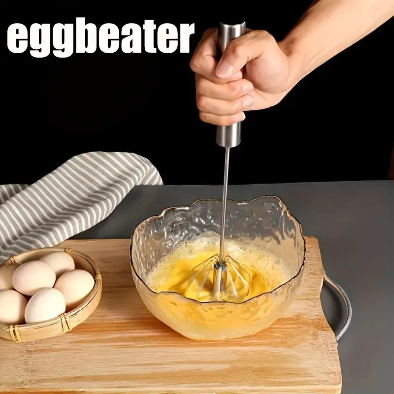 Stainless Steel Semi-Automatic Egg Beater Whipping Cream