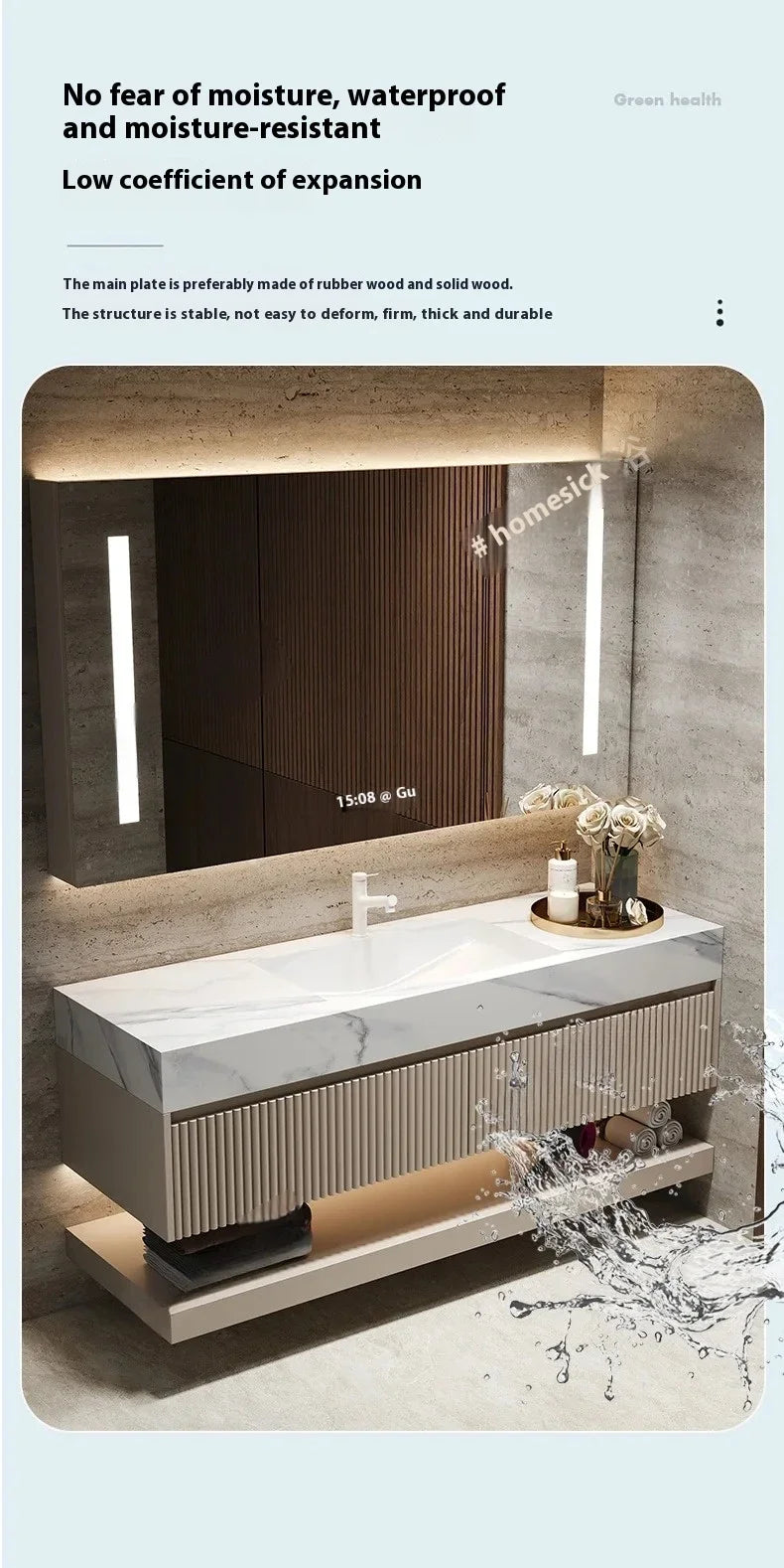 Combination Organisers Bathroom Cabinet Storage Basin Countertop