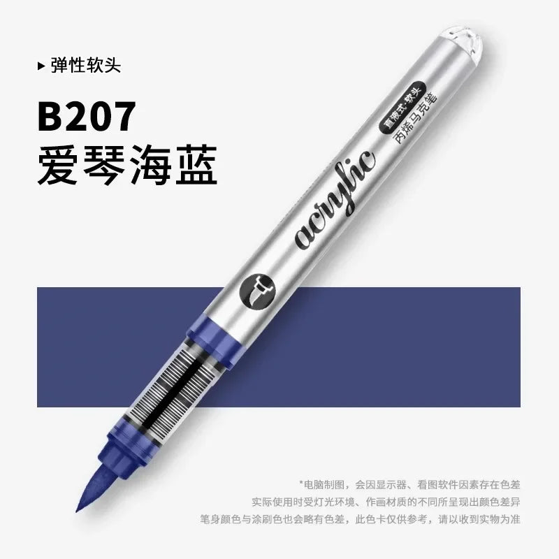 Grasp 120/1 Colors Acrylic Markers Brush Tip Paint