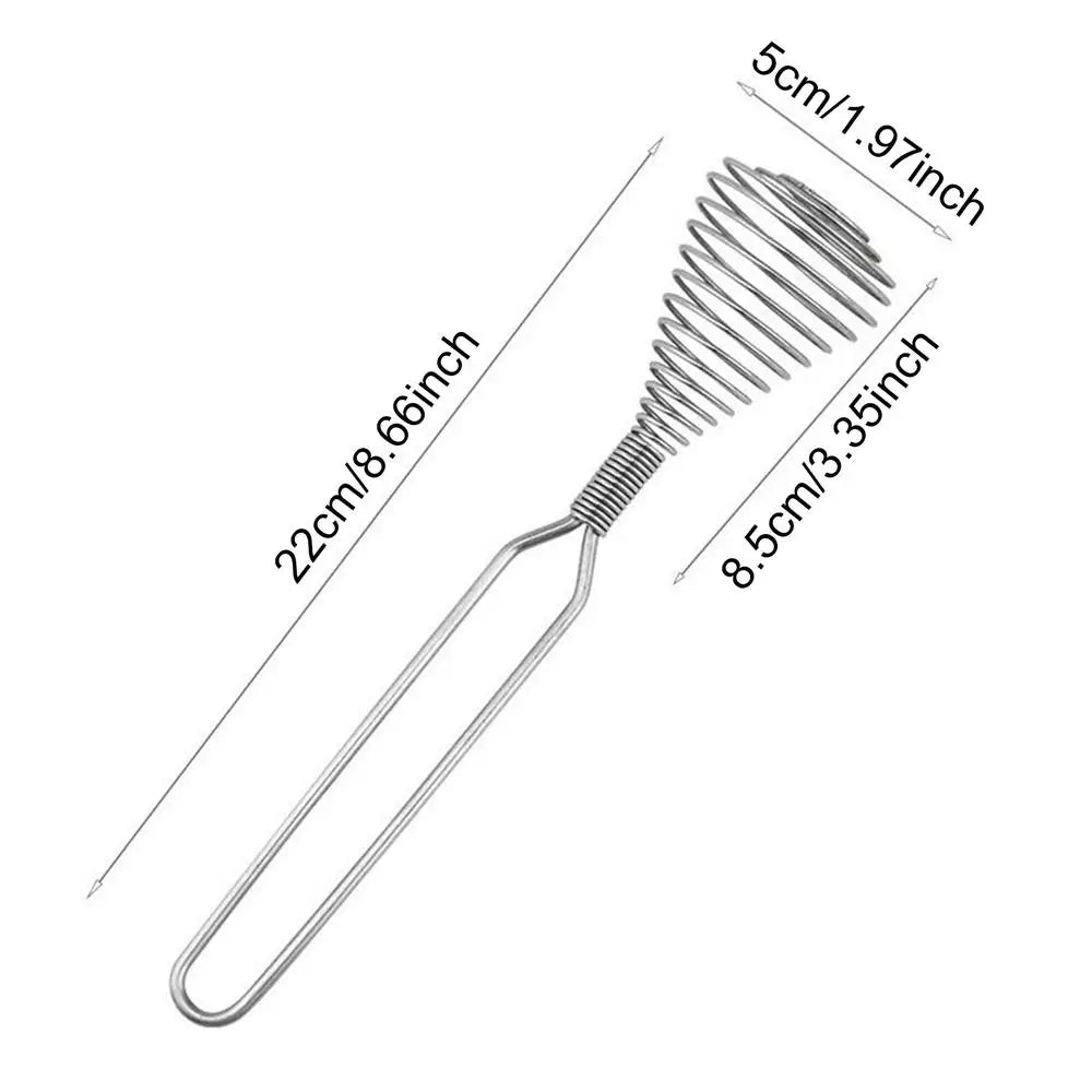 Egg Whisk Spring Coil Whisk Hand Stirrer Handheld