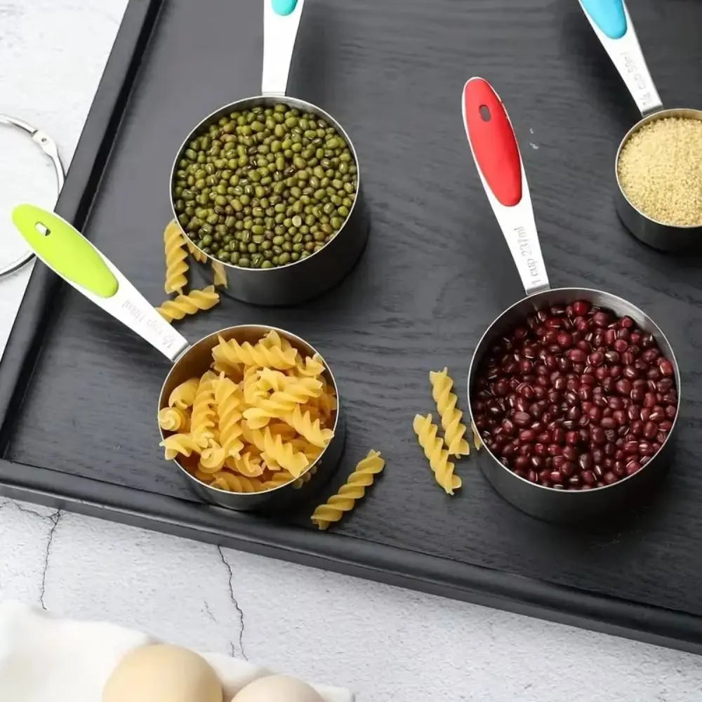 8/13pcs Stainless Steel Measuring Spoons Long Handle Stackable