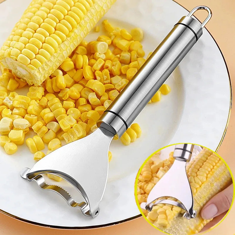 Stainless Steel Corn Stripper Peeler Cob Cutter Thresher