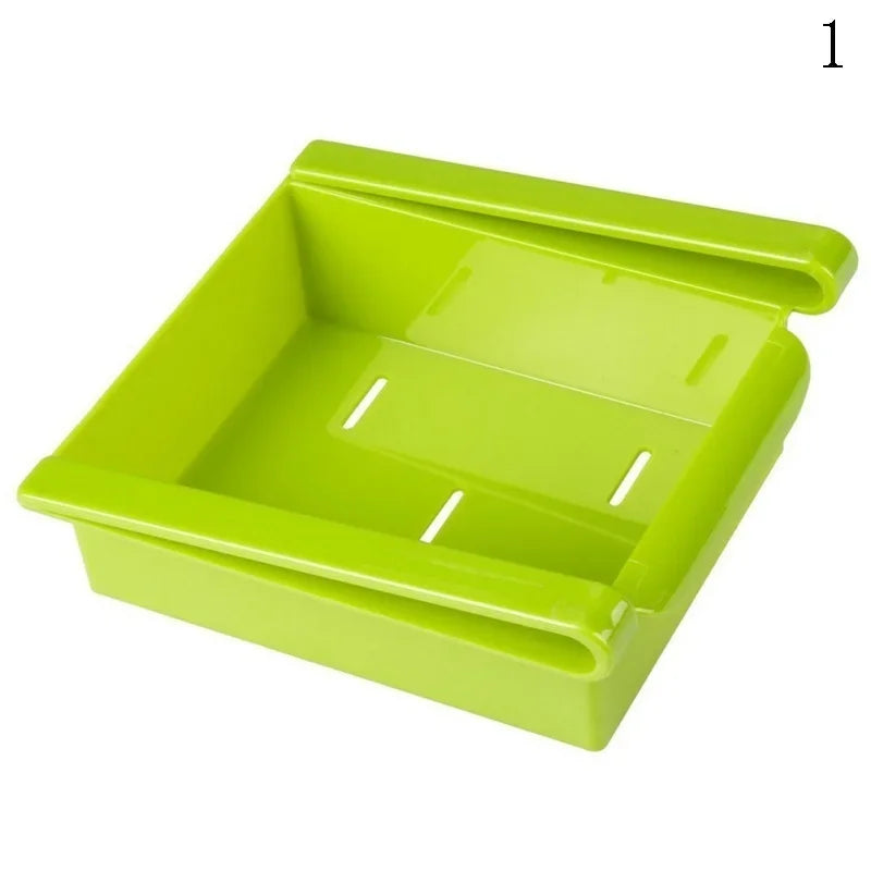 Slide Fridge Freezer Space Saver Organizer Storage Rack