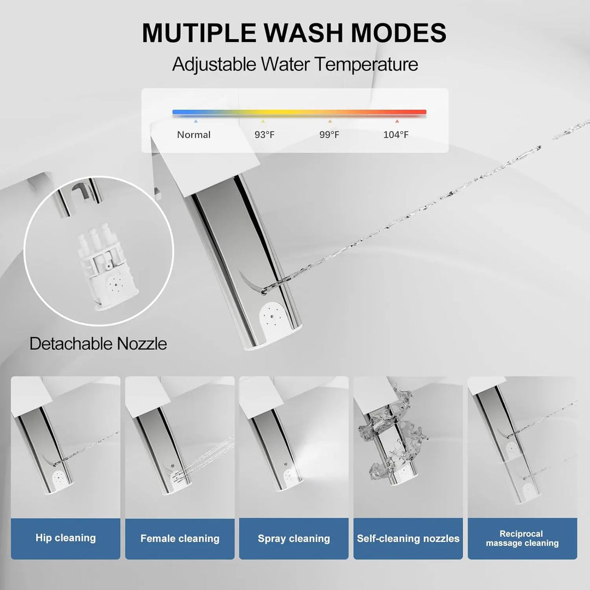 Smart Toilet Bidet Built In Modern Tankless Bidet