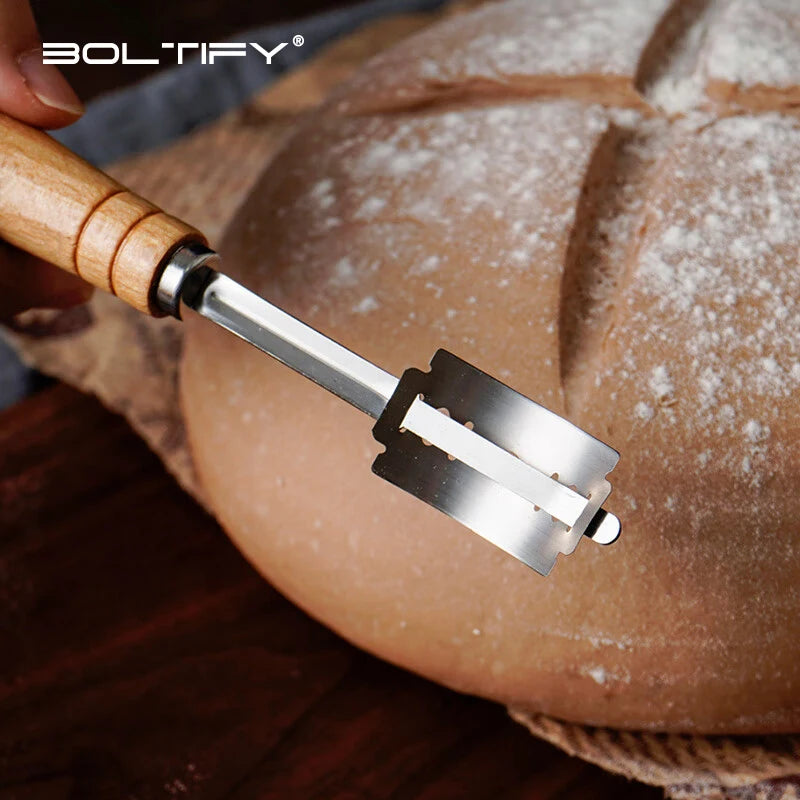 Bread Cutter Wooden Handle Bread Lame Slashing Razor