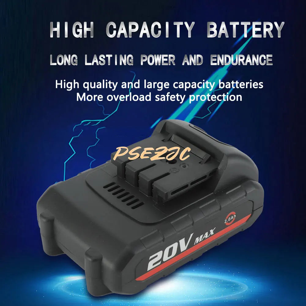 High-Voltage Charging Lithium-Ion Electric Grease Gun