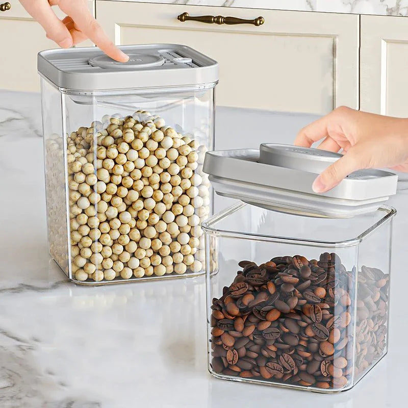 Airtight Pop Food Containers Bpa-Free Stackable Air Tight