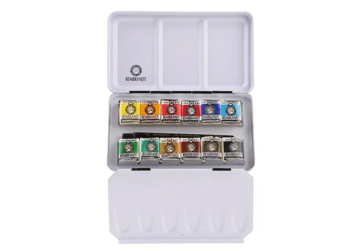 Rembrandt Artist Solid Watercolor Paint 48/36/24/12 Color Half