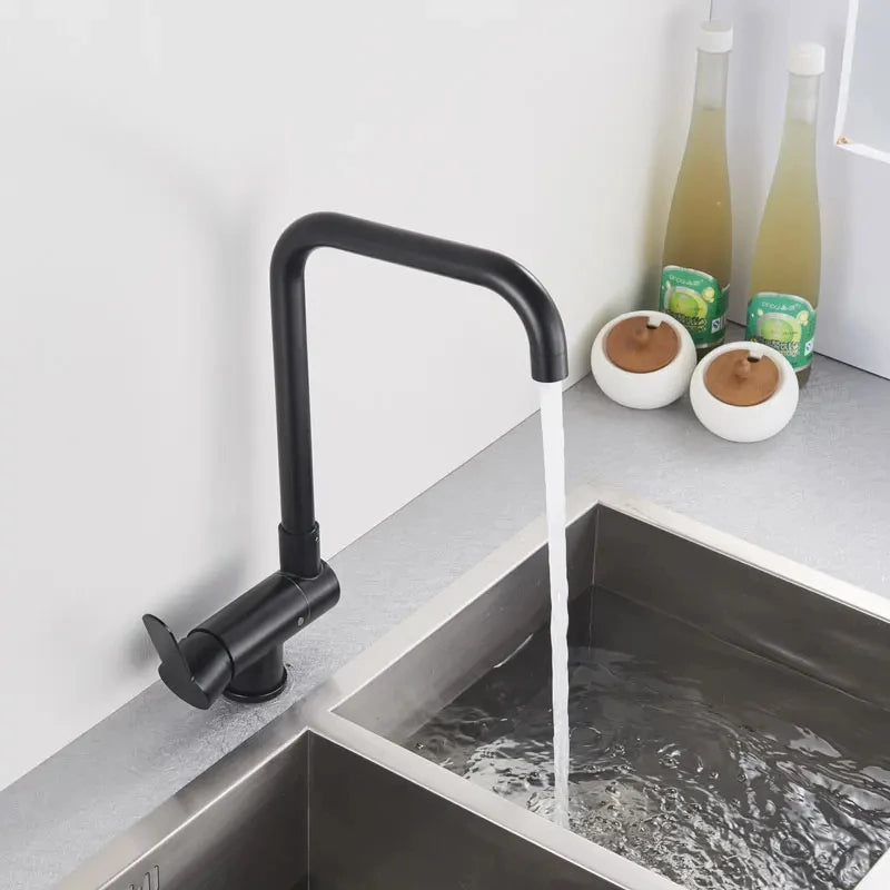 Window Front Faucet 360 Foldable Mixer Tap Spray