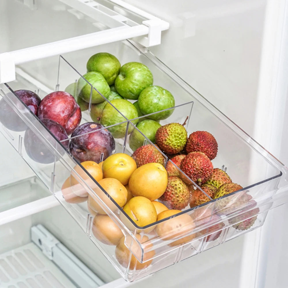 Refrigerator Organizer Storage Box Food Container Plastic