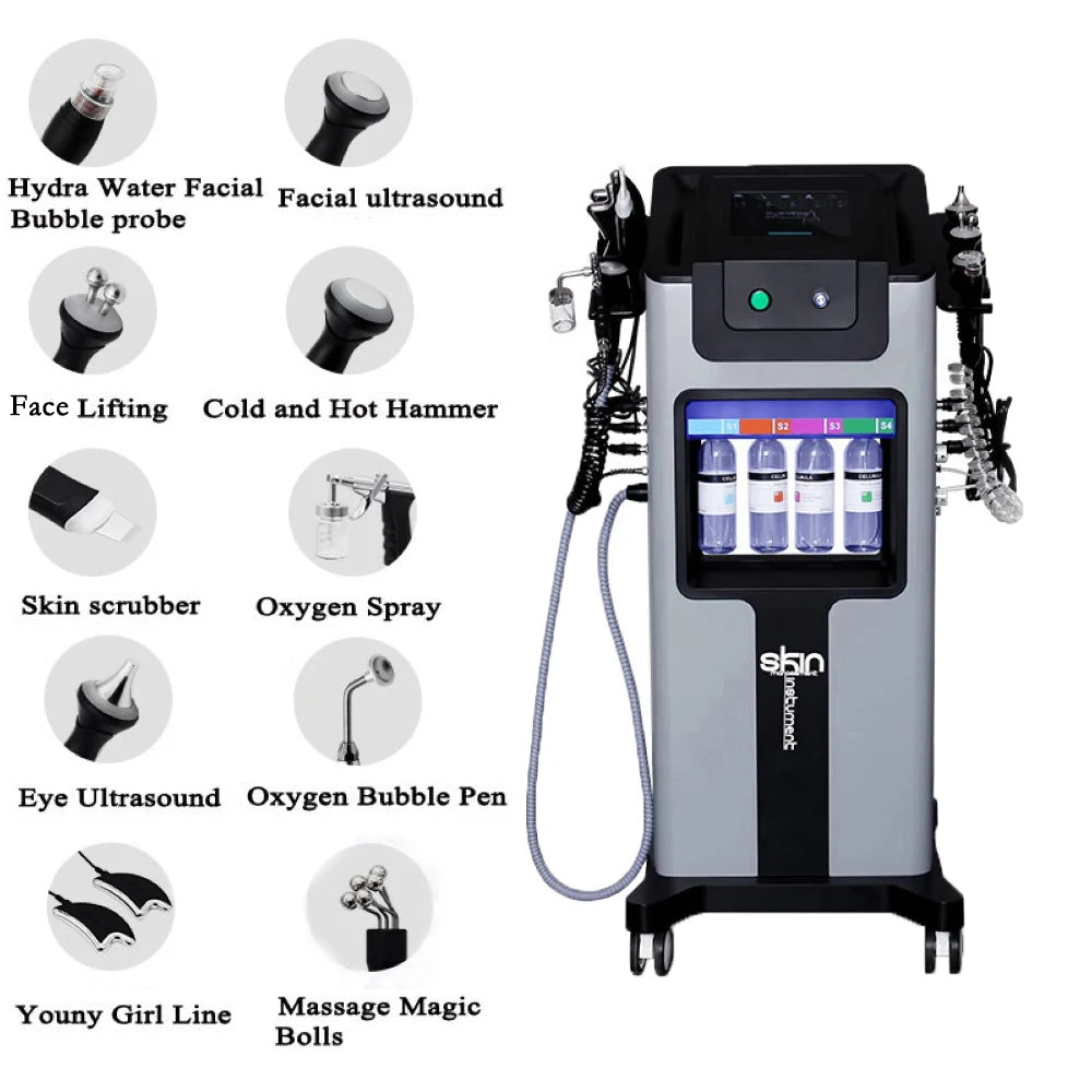 10 In Hydro Dermabrasion Machine Face Lifting Facial