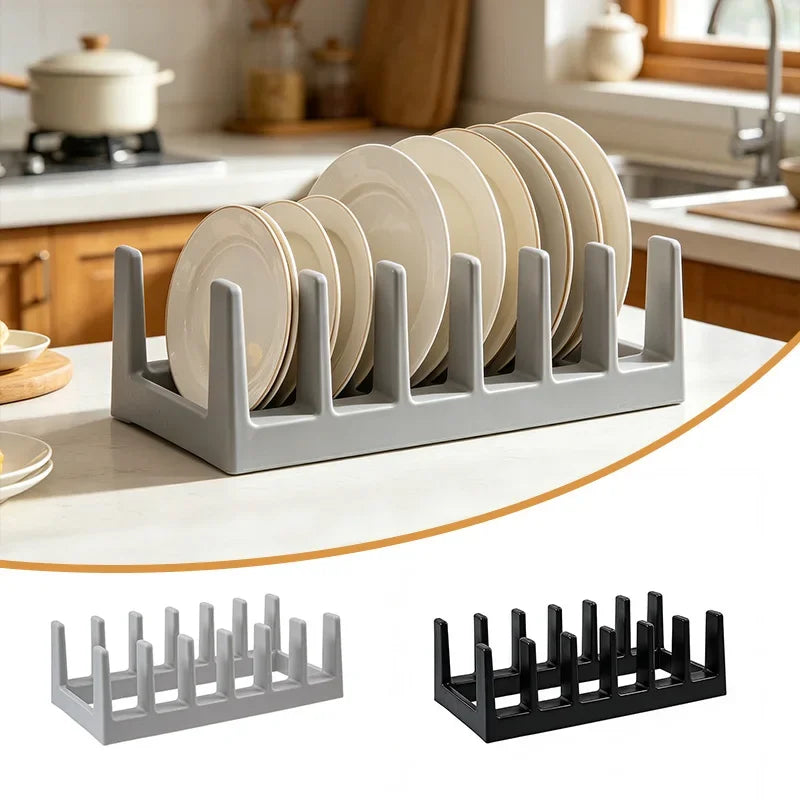 Pot Lid & Dish Rack Plastic Organizer Plates