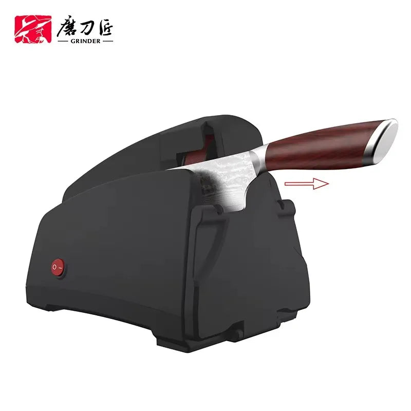 Usb Electric Knife Sharpener Automatic Adjustable Rechargable