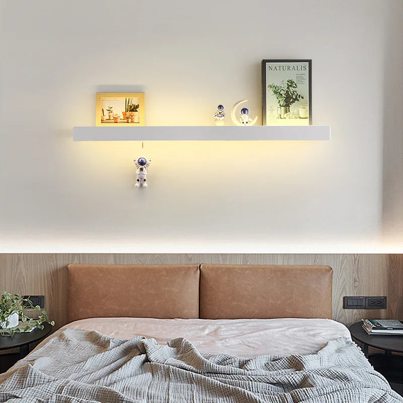 Modern Led Wall Lights Storage Rack Wall Lights