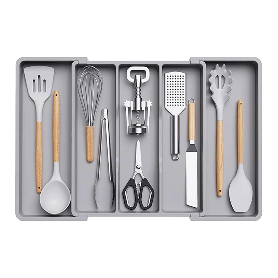 Expandable Cooking Utensil Tray Utensil Organizer Drawers