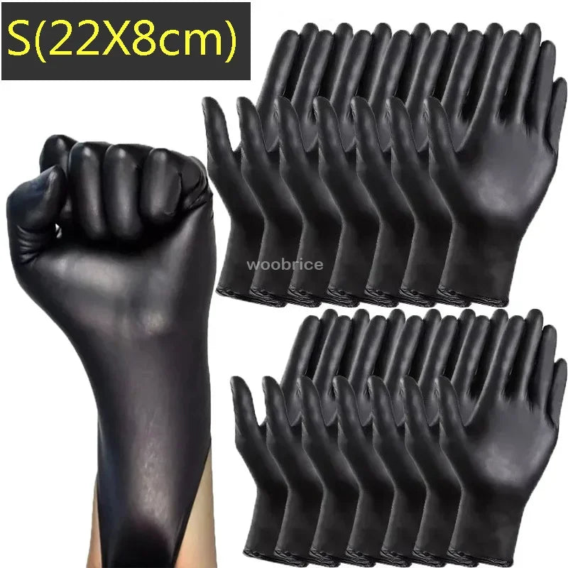 Gloves Disposible Latex Black Nitrile Pvc Gloves Housework