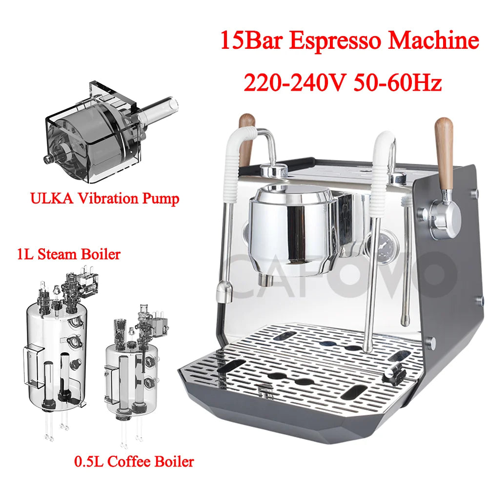 Cafovo E102 Commercial Semi-Automatic Espresso Machine Pid