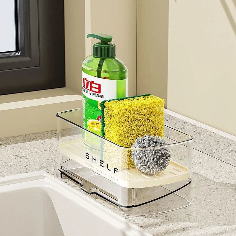 Organizer Sink Cleaning Storage Rack Drain Rack Sponge