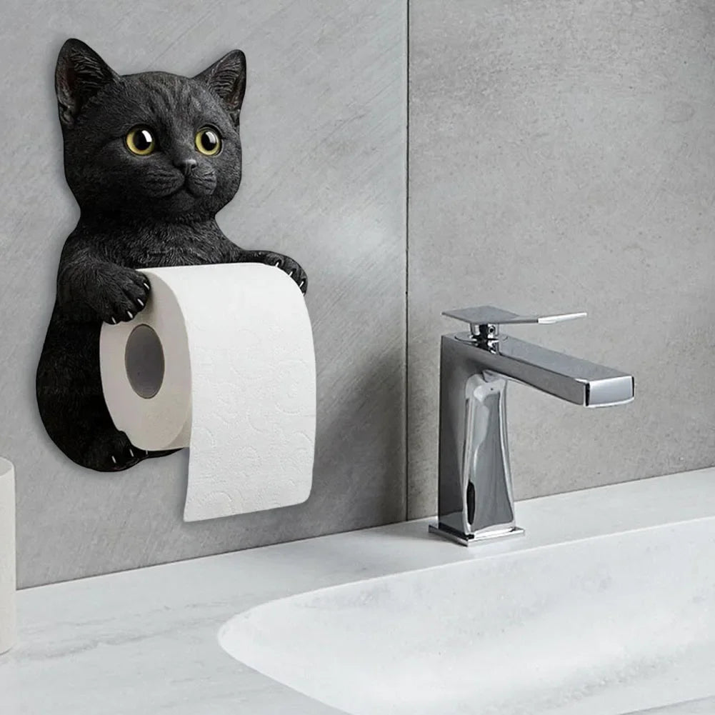 Cat Toilet Paper Holder Cat Toilet Roll Holder
