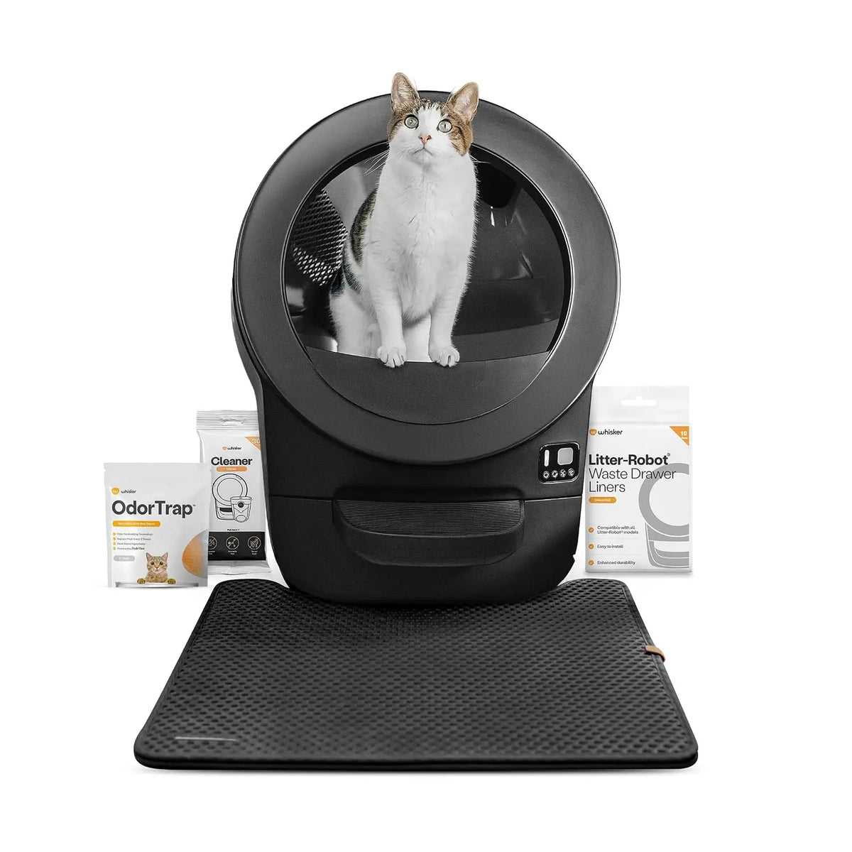 Litter-Robot Evo Bundle By Black - Automatic Self-Cleaning