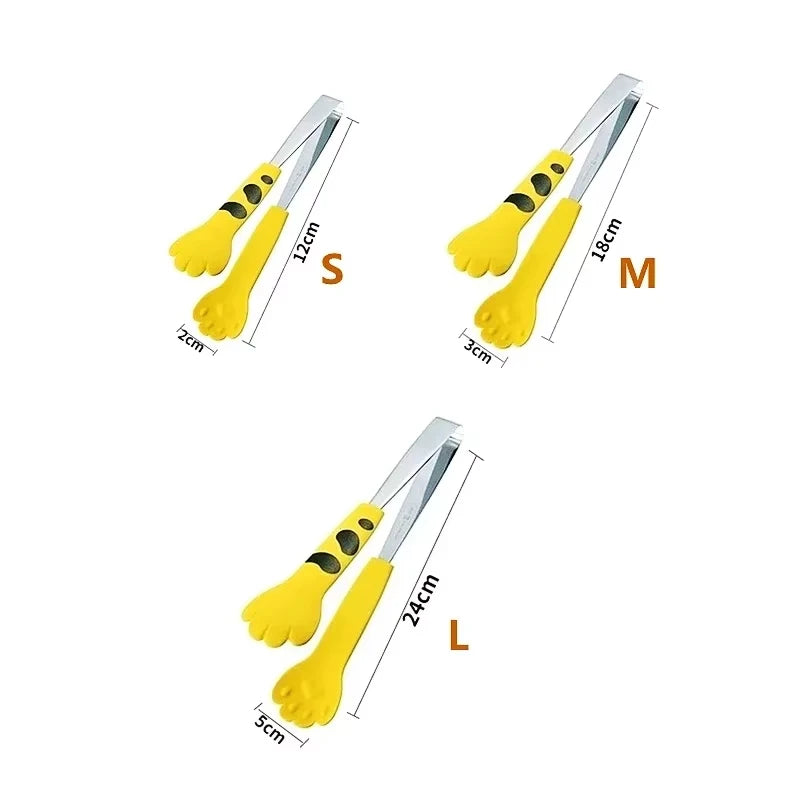 Japanese Cat Paw Shape Food Tongs Cute Cartoon