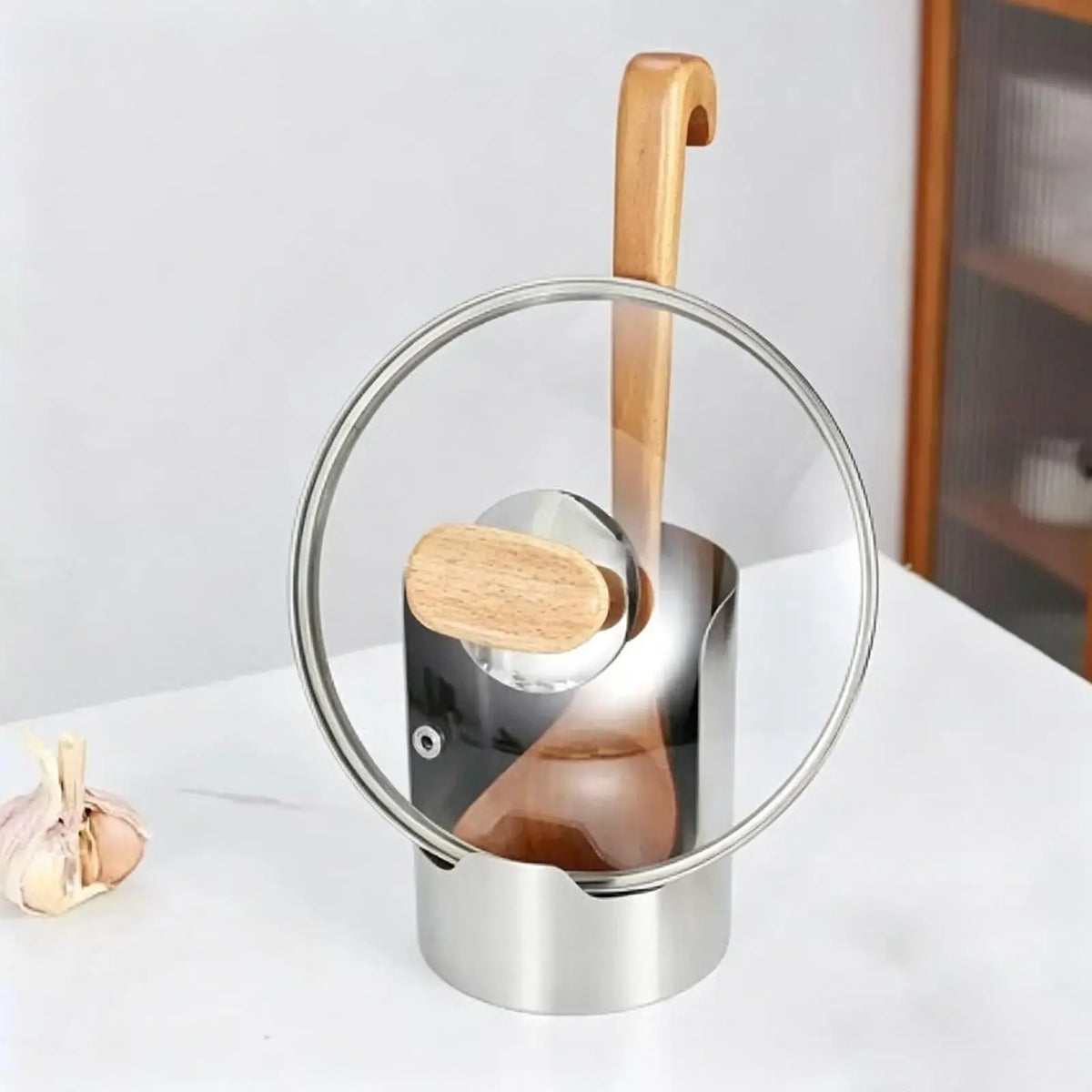 Spoon Rest Stainless Steel Upright Storage Organizer Spoon