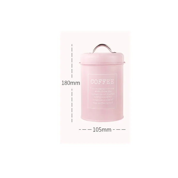 Canisters Coffee Tea Sugar Flour Metal Tin Jars