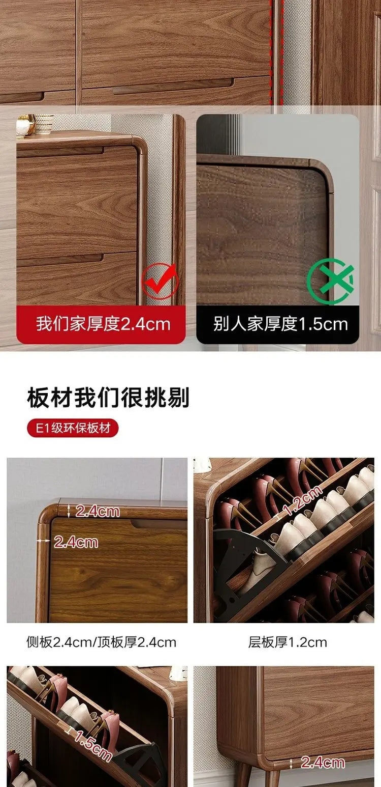Modern Organizer Shoe Cabinet Storage Mobile Display Living