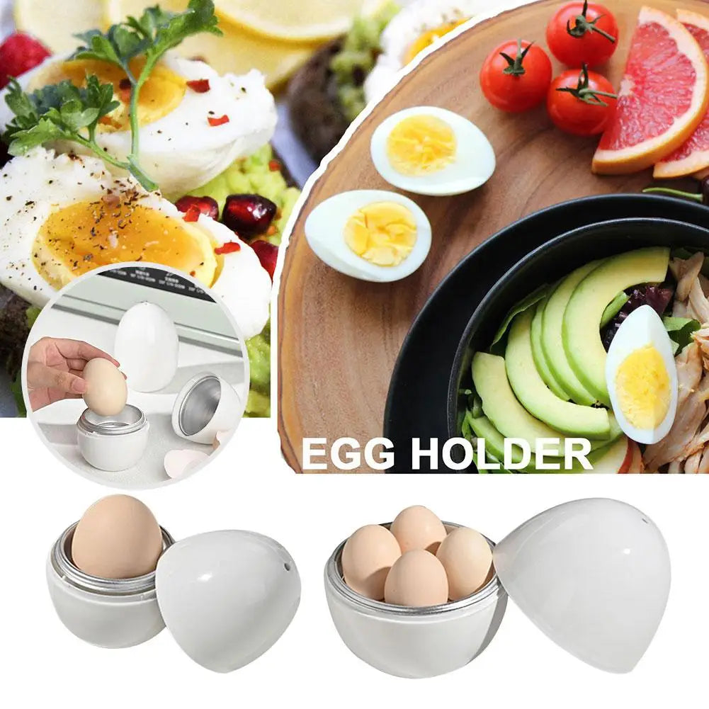 1/4 Eggs Microwave Egg Steamer Boiler Cooker Easy