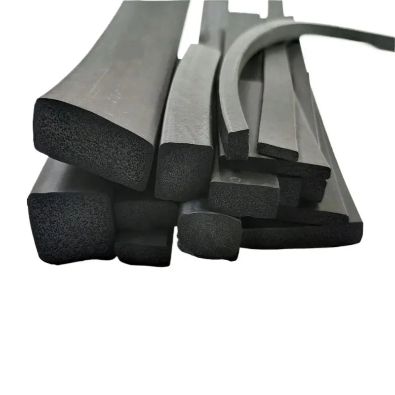 Black Epdm Rubber Foam Sponge Bar Seal Strip