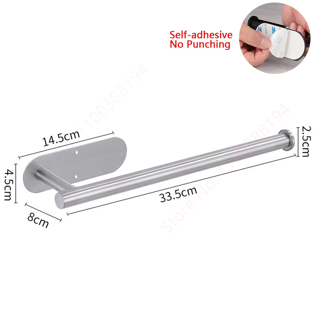 Hanging Paper Roll Towel Holder Bathroom Toilet Storage