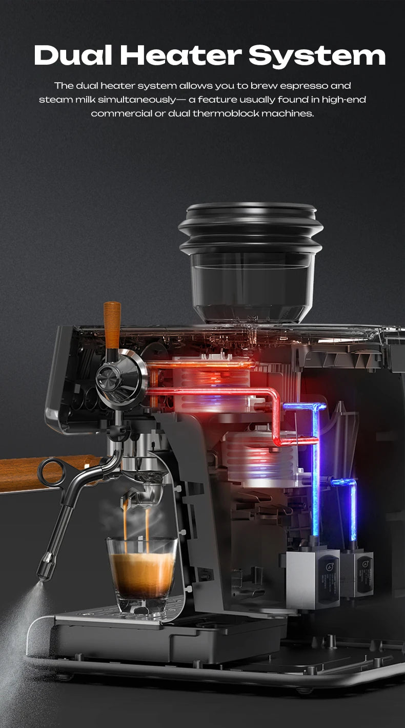 Hibrew Dual Ther Oblocks Barista Pro Espresso Machine