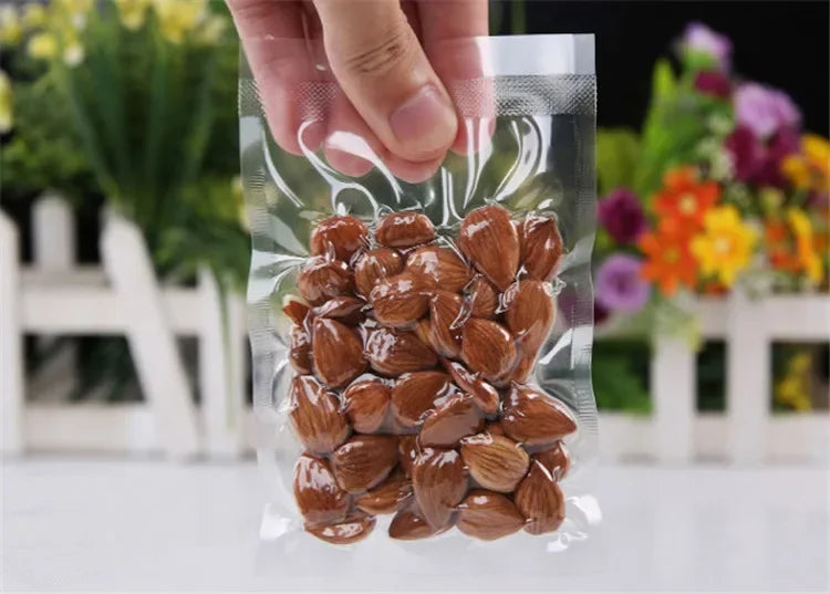 100pcs Clear Transparent Vacuum Sealer Bags Food Storage
