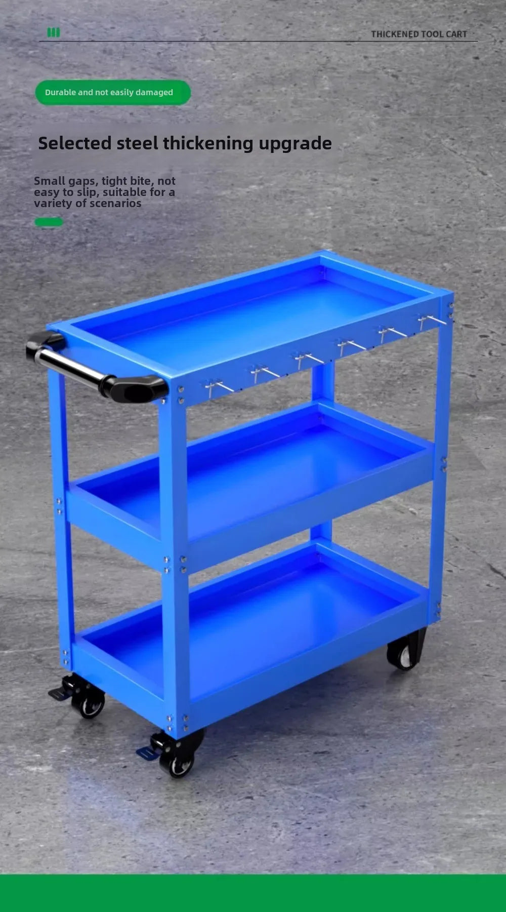 Baolian Mechanical Workshop Toolscart Trolley Brake Wheels