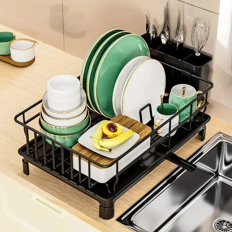 Rustproof Dish Drying Rack Countertop Dish Rack Dish