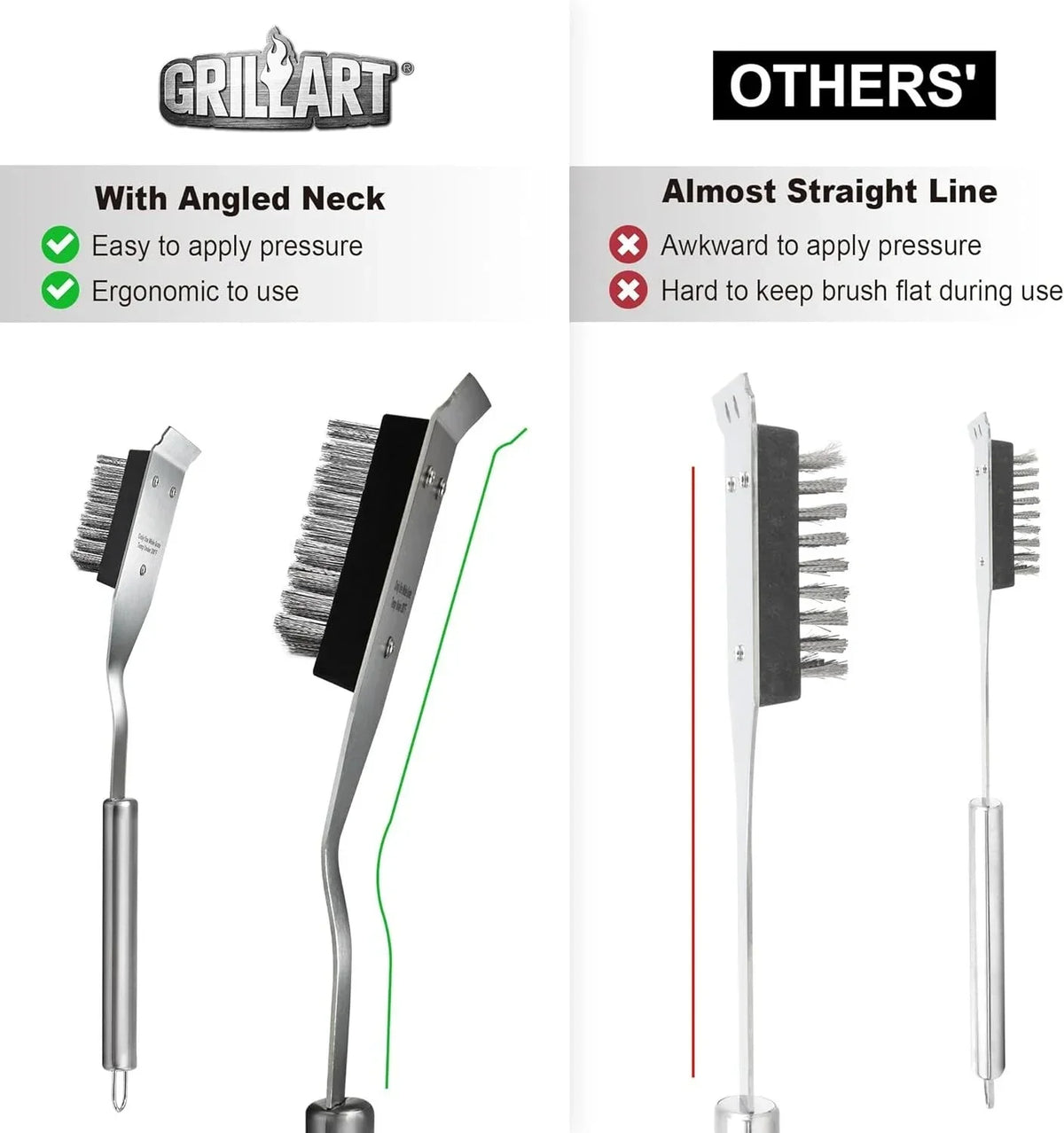 Grill Brush Scraper Wire Bbq Grill Brush Outdoor