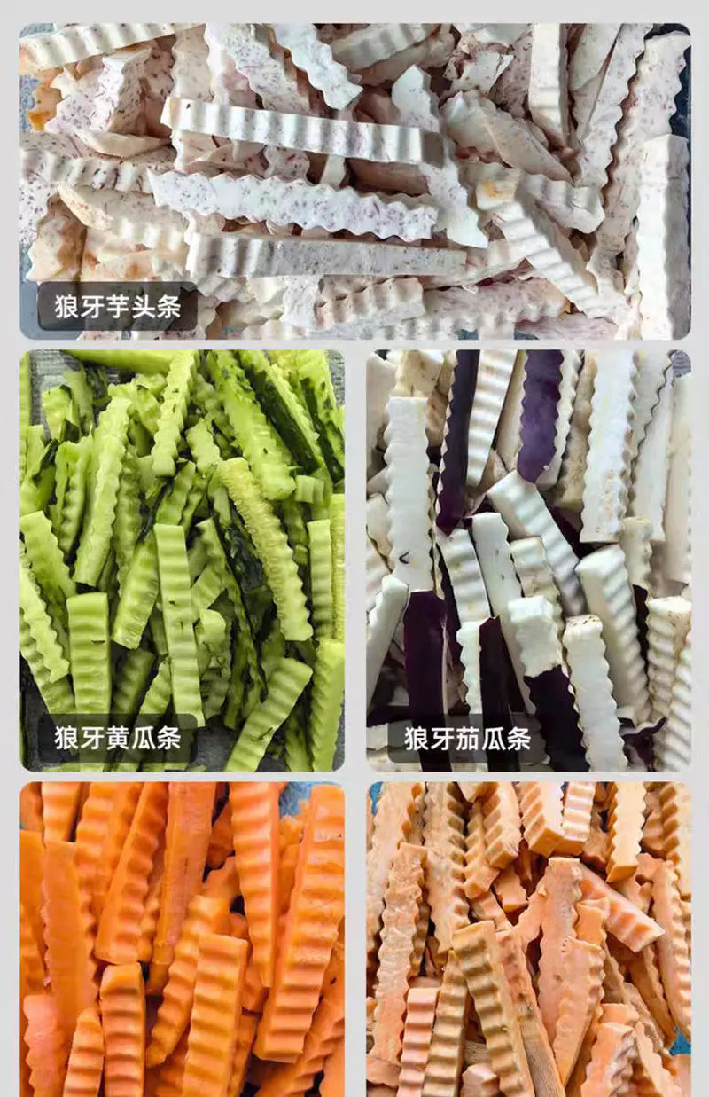 Electric Potatoes French Fries Chips Cutter Slicer Carrot