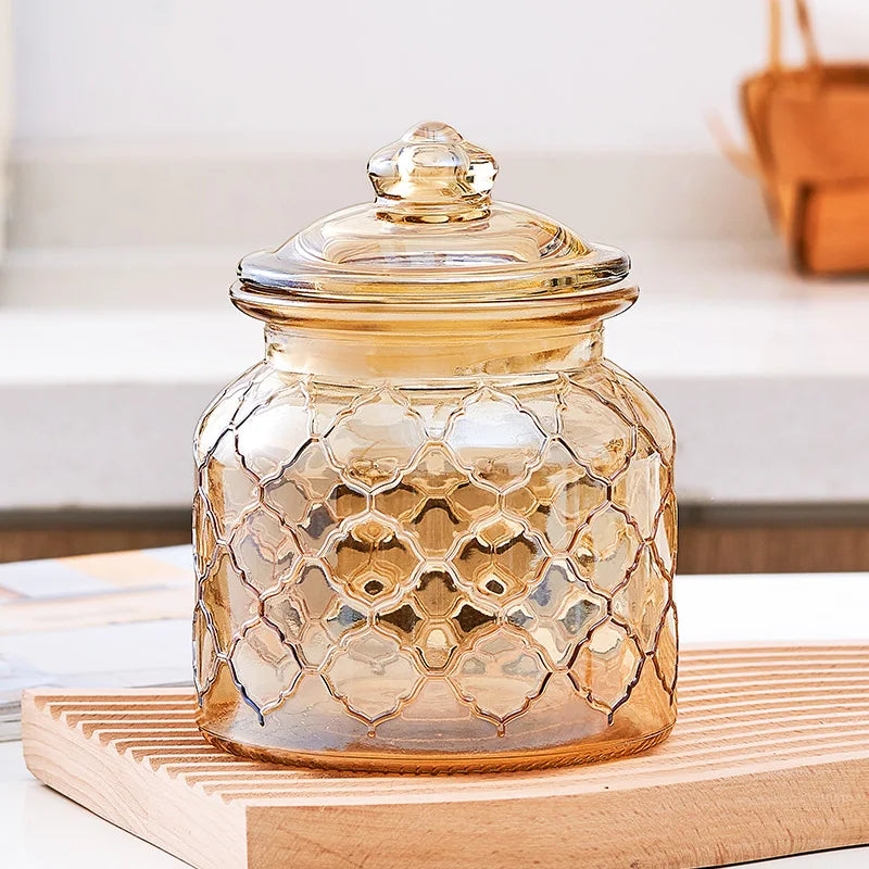 Glass Airtight Jars Food Grade Storage Box Storage