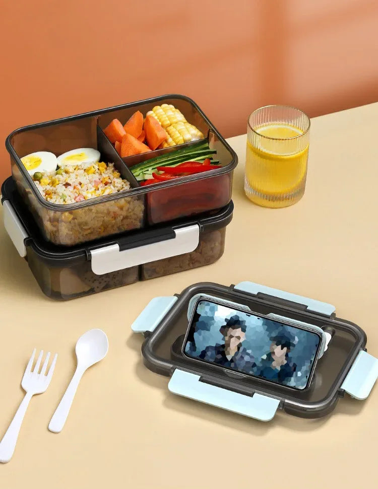 Compartment 1500ml Lunch Box Kids Students Office Bento