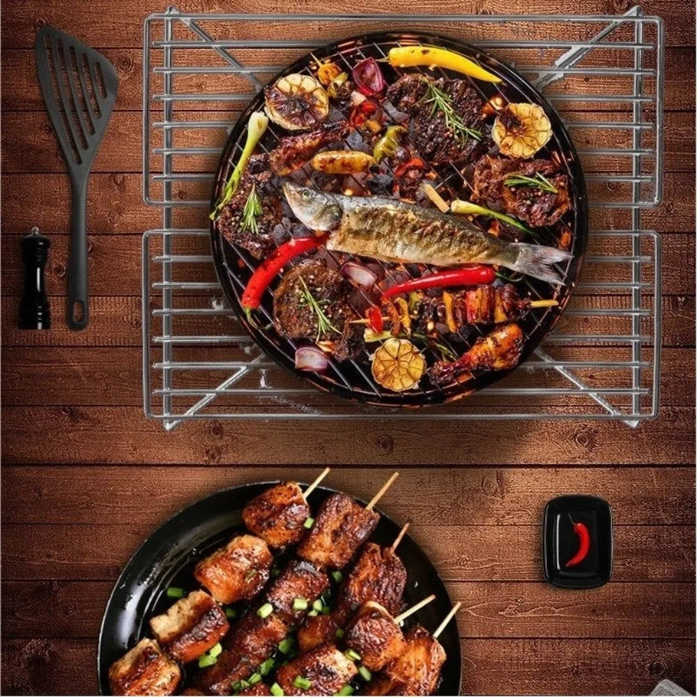 On Stove Barbecue Grill Outdoor Cooking Cooking Utensils