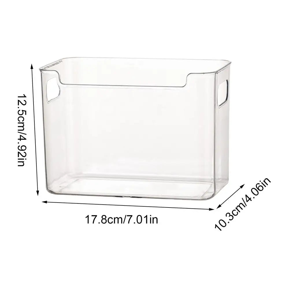 Refrigerator Bins Handles Clear Door Containers Organizer Pantry