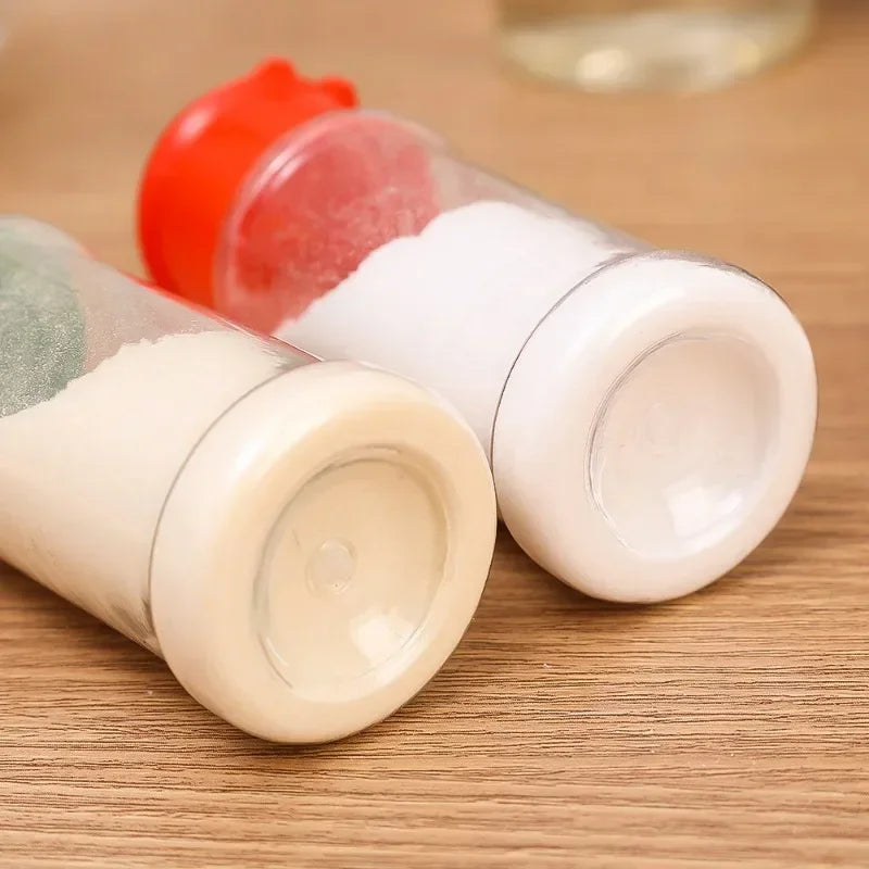 Clear Spices Bottle Salt Pepper Shakers Plastic Barbecue