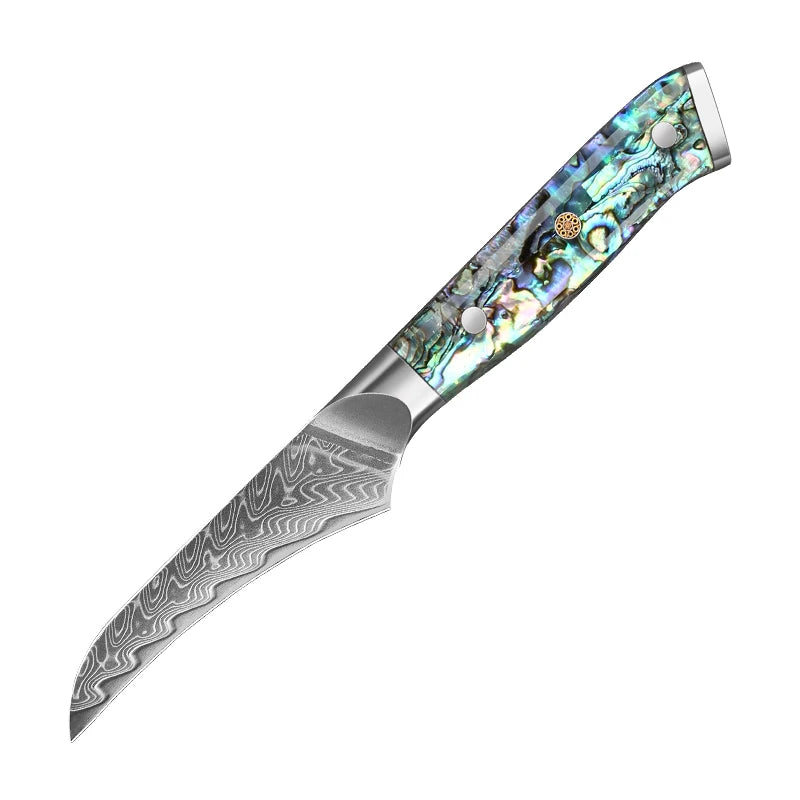 1-7 Chef Knife Super Sharp Japanese Damascus Steel