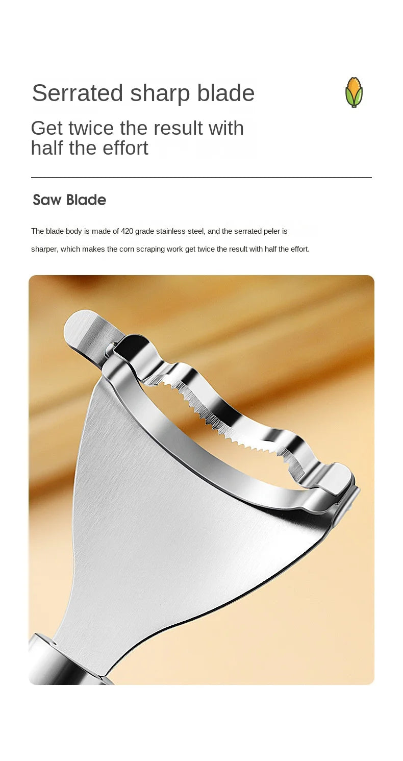 Stainless Steel Corn Stripper Peeler Cob Cutter Thresher
