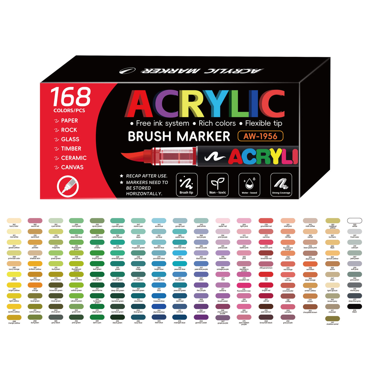 120/168/240/288 Colors Art Markers Large Color Systems Soft