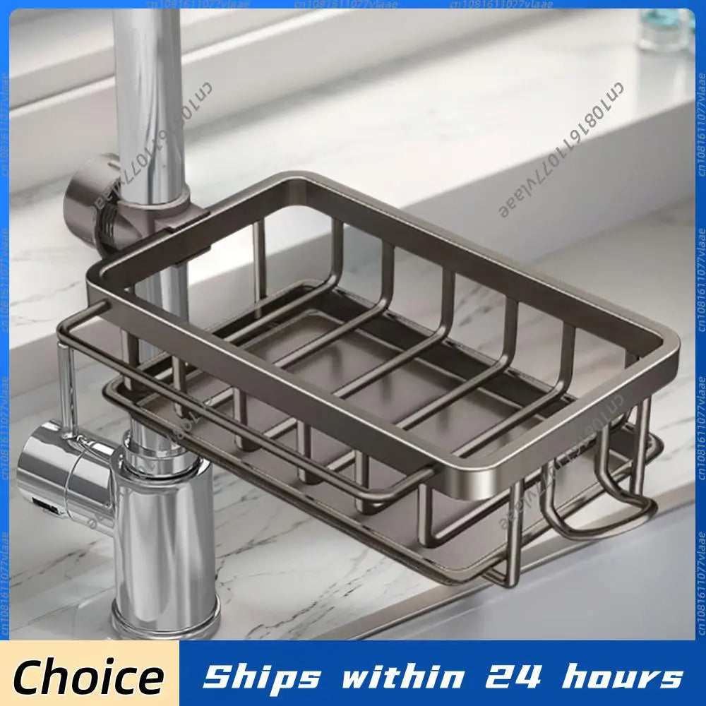 Sink Faucet Organizer Detachable Over Faucet Sink Caddy