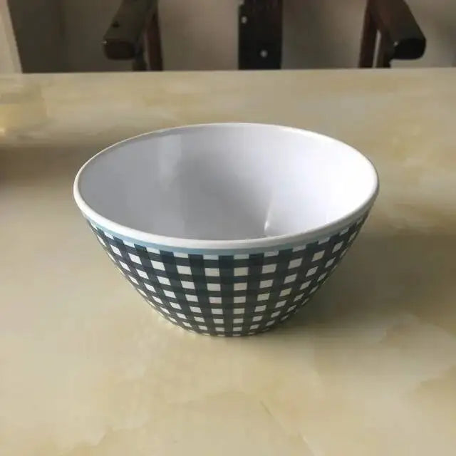 9in Imitation Porcelain Dinner Plate Serving Cake Tray